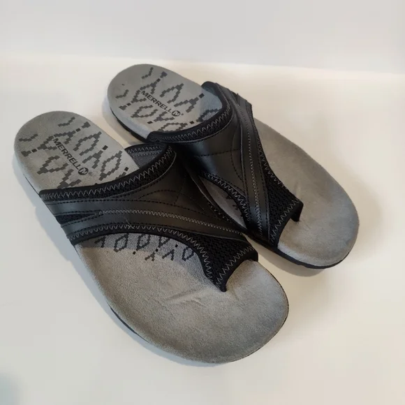 Merrell Shoes Merrell Sandspur Delta Flip Womens Black Sandals